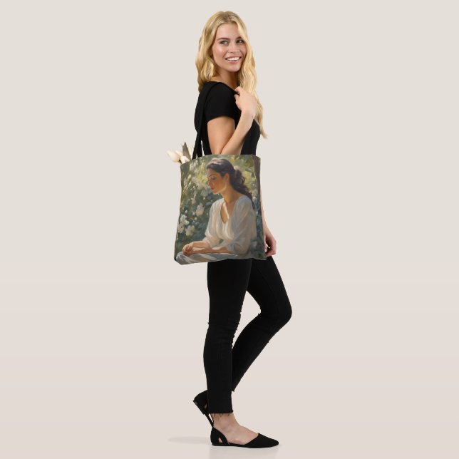 Tote Tasche - Ölgemäldedesign (Am Model)