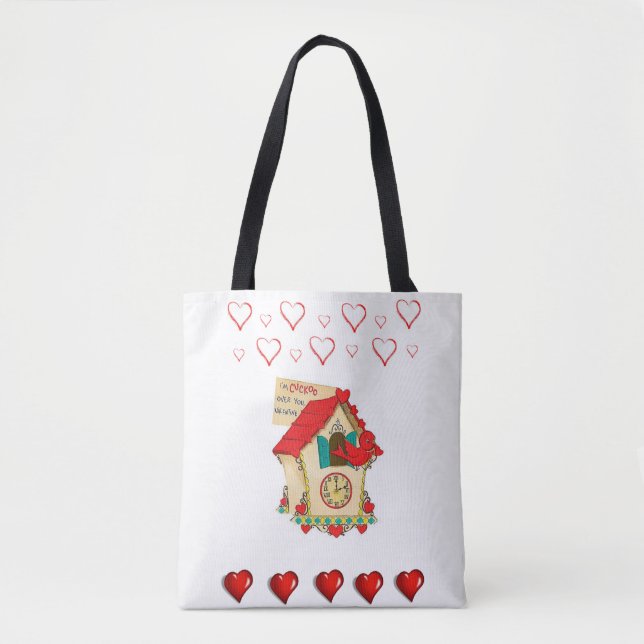 Tote Tasche Valentinstag Liebe Herzen (Vorderseite)