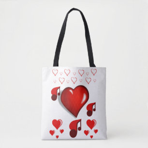 Tote Tasche Valentinstag Liebe Herzen
