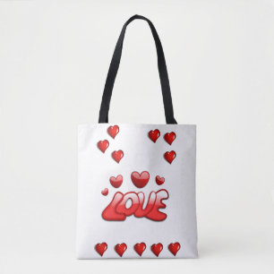 Tote Tasche Valentinstag Liebe Herzen