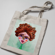 Tote Tasche (Whimsical Woman - 01)