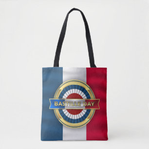 Tote Tasche zum Feiern des Bastille-Tages