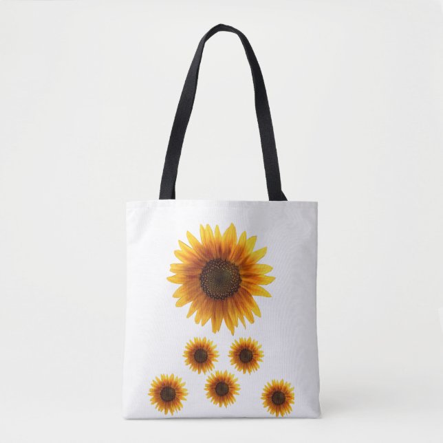 Tote-Tüten-Sonnenblumen (Vorderseite)