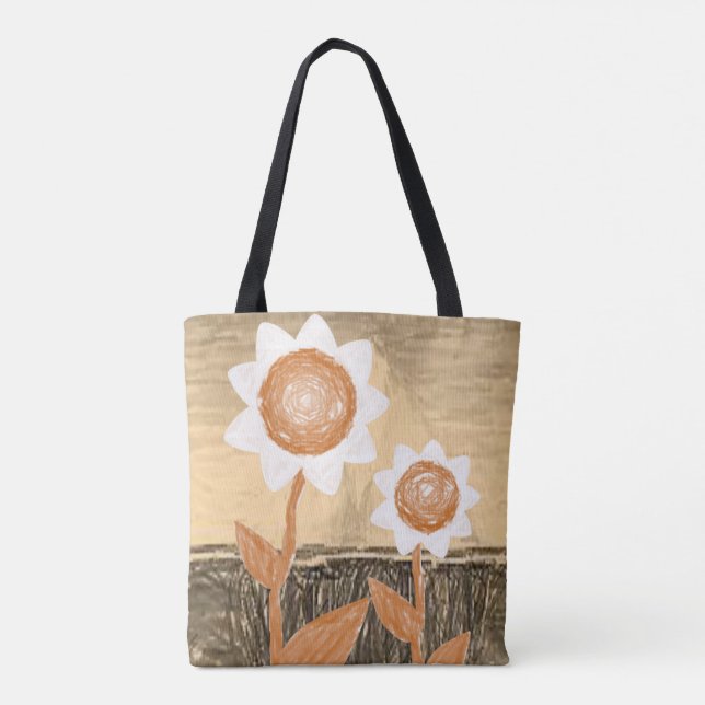 Tote-Tüten-Sonnenblumen (Rückseite)