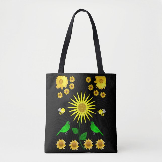 Tote-Tüten-Sonnenblumen (Vorderseite)