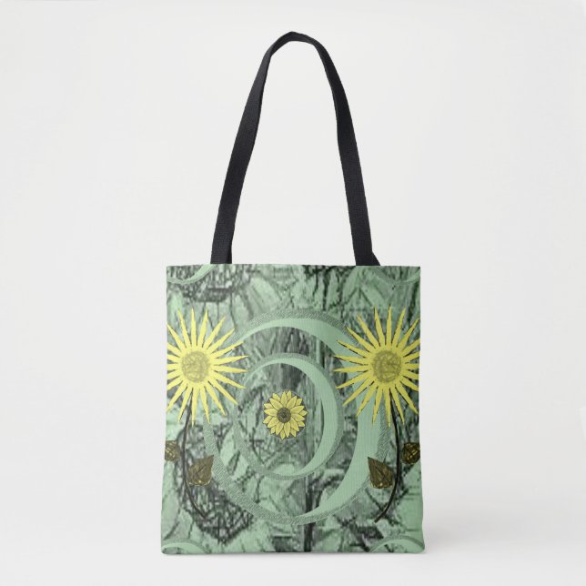 Tote-Tüten-Sonnenblumen (Vorderseite)