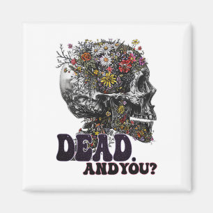 Tote und Ihr Skull Kopf Funny Halloween Outfit Cos Magnet