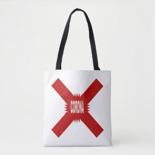Tote weißes Schulterkissen DESIGN CORONA X