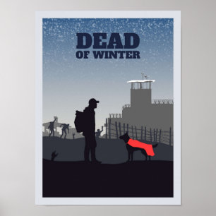 Tote Winter Board Spiel Minimalistische Reisen Sti Poster