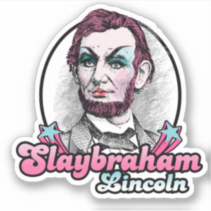 Tötebraham Lincoln Aufkleber