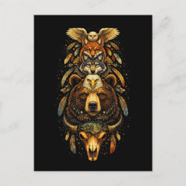 Totem Ascendant Postkarte
