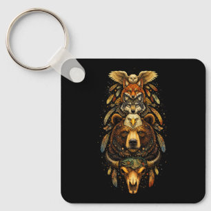 Totem Aufsteigend Schlüsselanhänger