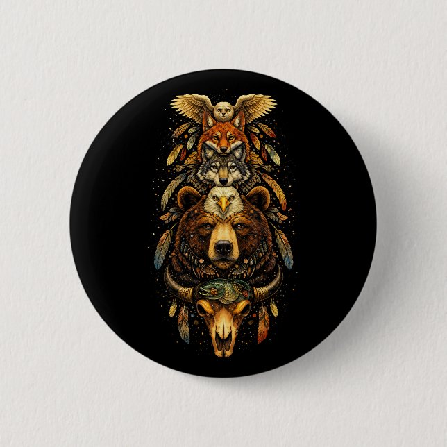 Totem Aufstieg Button (Vorderseite)