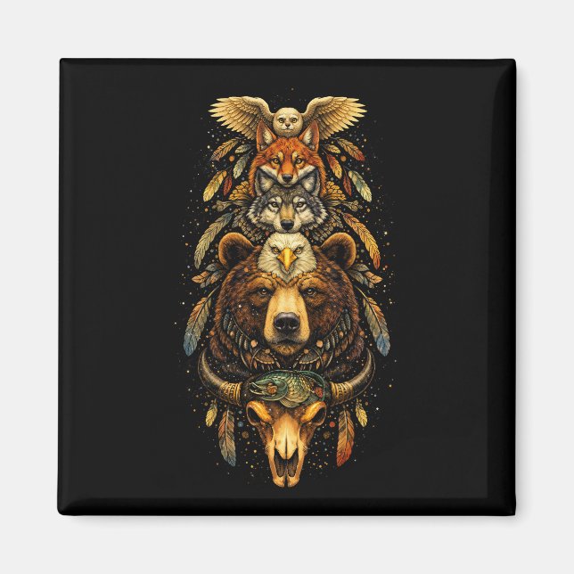 Totem-Aufstieg Magnet (Vorne)