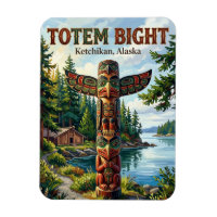 Totem Bight State Historical Park Alaska Postkarte