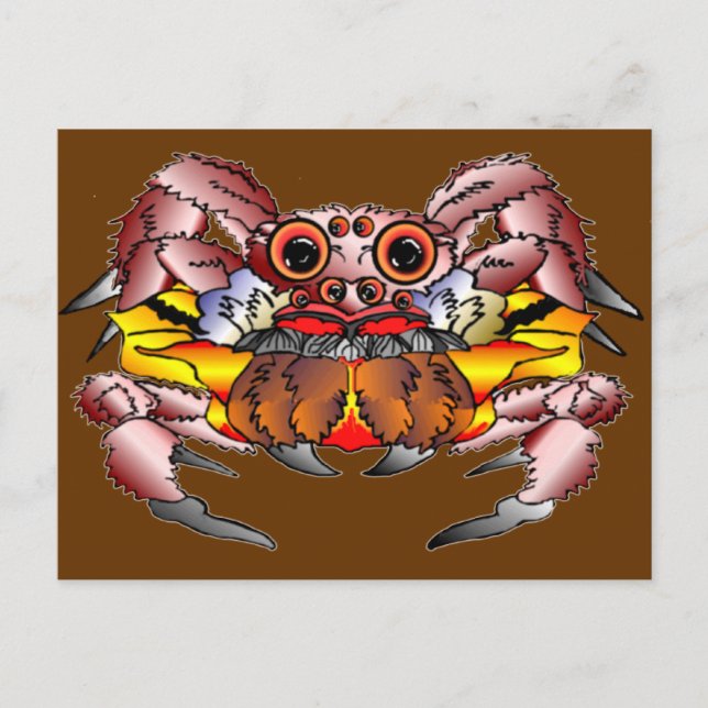 Totem der Spinne Postkarte (Vorderseite)