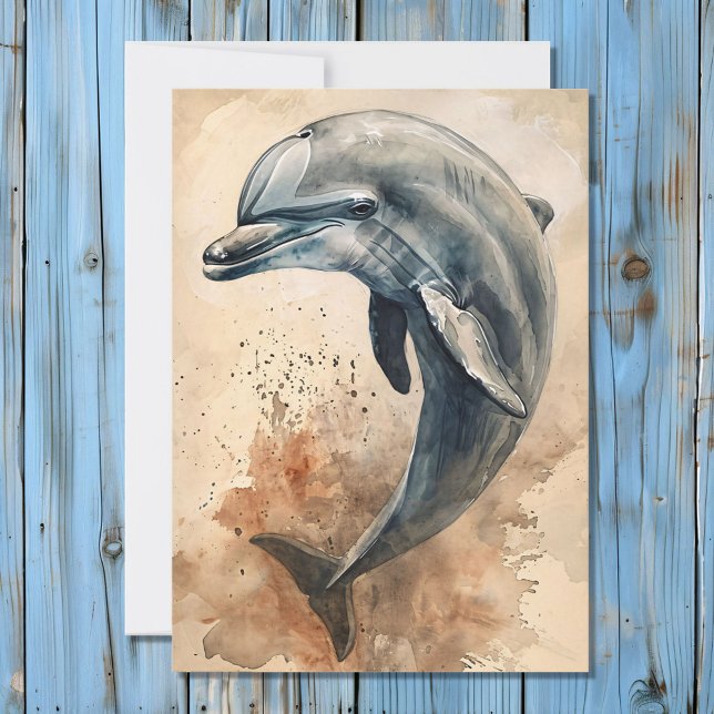 Totem des Delphins Feiertagskarte (Von Creator hochgeladen)