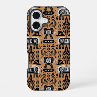 Totem des Kulturerbes - Muster für afrikanische St iPhone 16 Hülle
