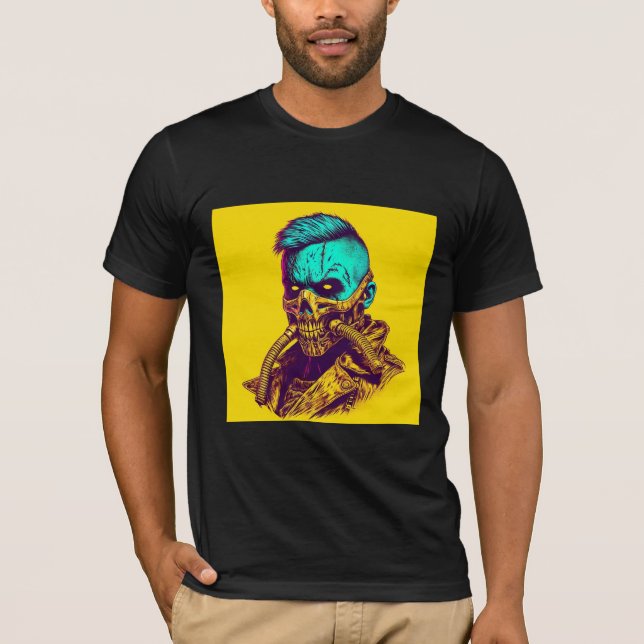 Totem des Schädels T-Shirt (Vorderseite)