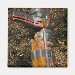 Totem-Pol im Park in Ottawa, Ontario, Kanada Magnet