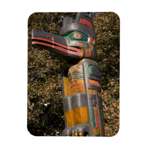 Totem-Pol im Park in Ottawa, Ontario, Kanada Magnet