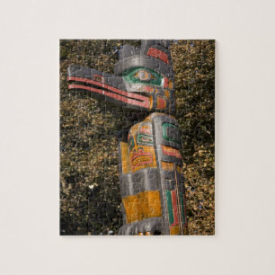 Totem-Pol im Park in Ottawa, Ontario, Kanada Puzzle