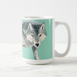 Totem polar wolf kaffeetasse