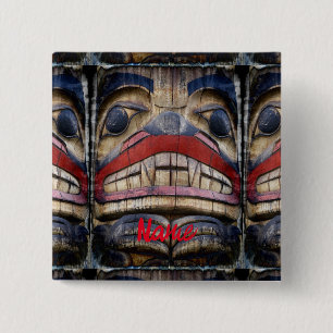 Totem Pole Face Thunder_Cove Button