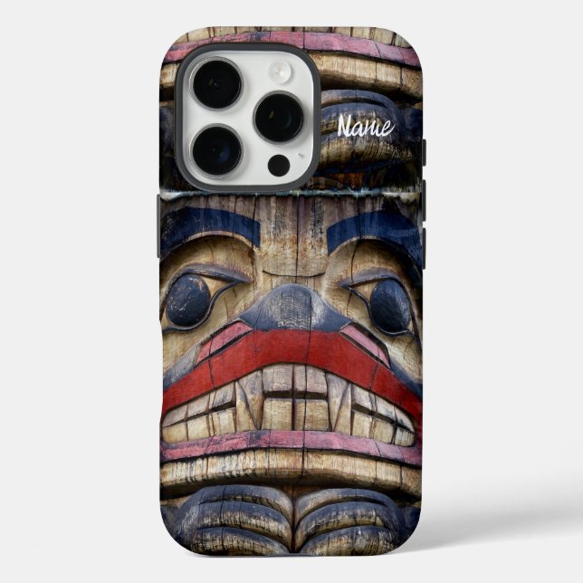Totem Pole Face Thunder_Cove Case-Mate iPhone Hülle (Rückseite)