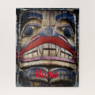 Totem Pole Face Thunder_Cove Puzzle