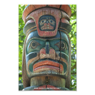 Totem-Pole-Foto-Druck Fotodruck