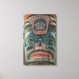 Totem Pole gepackte Leinwand