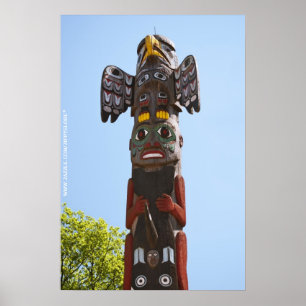 Totem-Pole-Plakat Poster