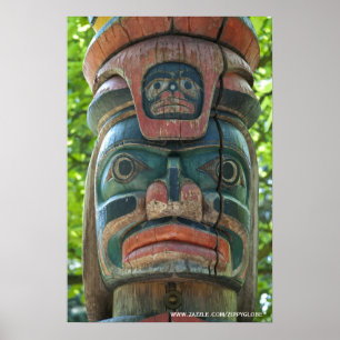 Totem-Pole-Plakat Poster