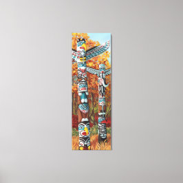 Totem Poles Painting Canvas Prints Leinwanddruck
