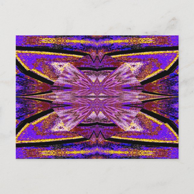 Totem-Schmetterling 2 Postkarte (Vorderseite)