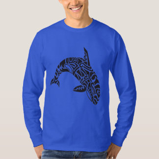 Totem-Schwertwal-lange Hülse T-Shirt