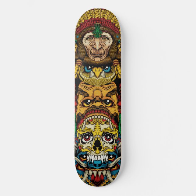 Totem Skateboard (Vorderseite)