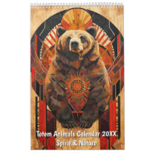 Totem-Tiere-Kalender 2026 – Geist & Natur