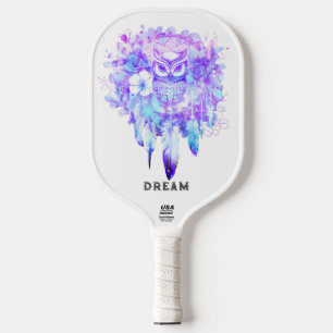 Totem Totem Dreamcater Blumenstrauß Lila Tint Pickleball Schläger