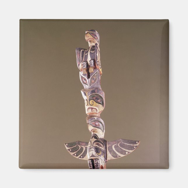 Totempfahl des Vogelklans von Tinglit Magnet (Vorne)