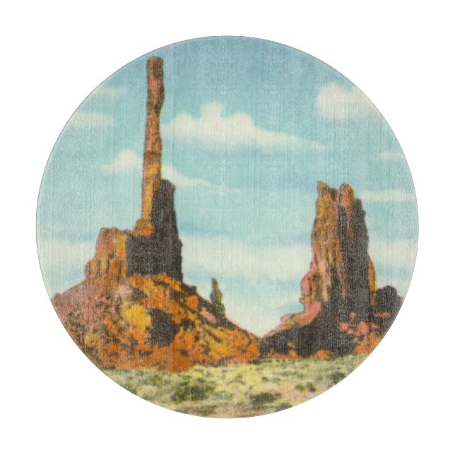 Totempfahl Schneidebrett (Vorderseite)