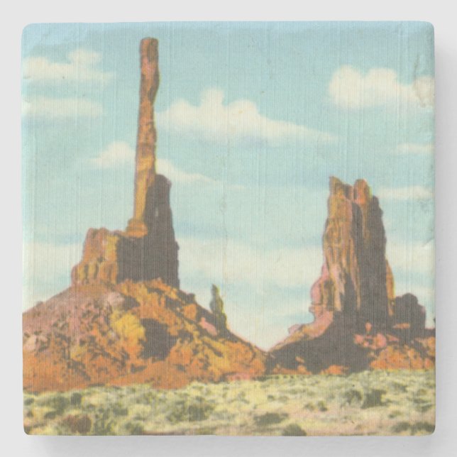 Totempfahl Steinuntersetzer (Vorderseite)