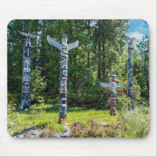 Totems im Stanley Park, Vancouver Kanada Mousepad