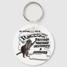 TOTEMS TOTEM RACCOON LEHRT DEXTERITÄT / DISGUISE SCHLÜSSELANHÄNGER