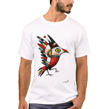 Totemvogel – Abstraktes Stammesymbol