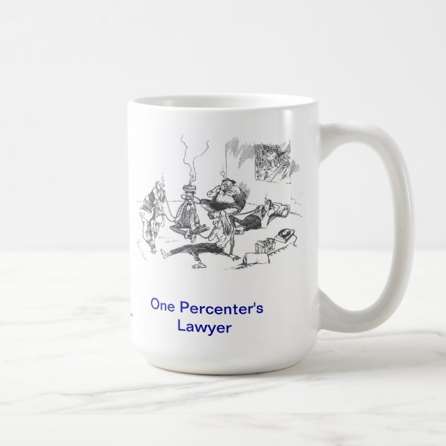 Toten Lawyer™ eine Percenters Kaffeetasse (Rechts)