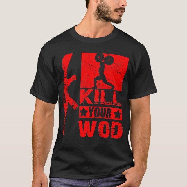 Töten Sie Ihr WOD - der AK47-T - Shirt der Männer (Vorderseite)