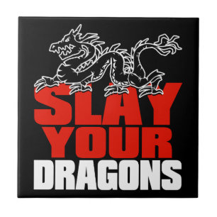 TÖTEN Sie IHRE DRACHEN, Geschenk für Fans Fliese