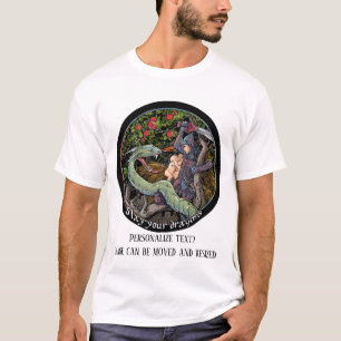 TÖTEN Sie IHRE DRACHEN, mittelalterliche Kunst, T-Shirt